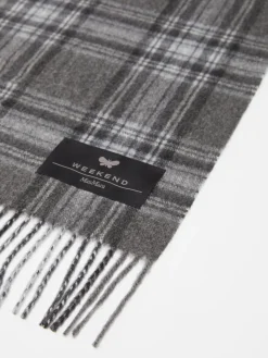 Tartan cashmere scarf
