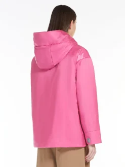 Technical canvas padded sweatshirt