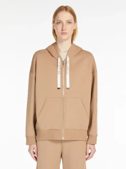 Technical cotton jersey sweatshirt