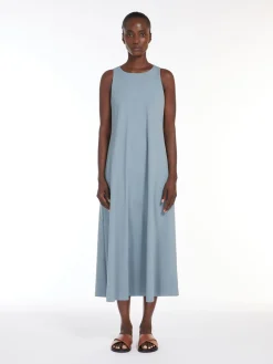 Technical jersey A-line dress