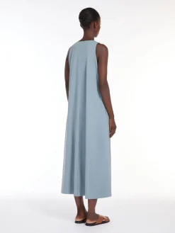 Technical jersey A-line dress