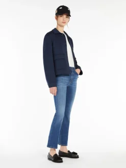 Technical jersey blazer