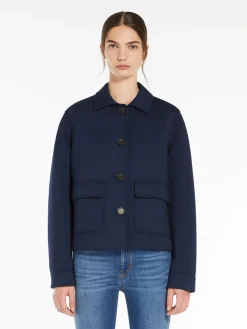 Technical jersey blazer