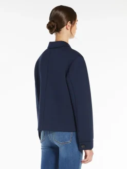 Technical jersey blazer