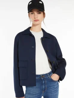 Technical jersey blazer