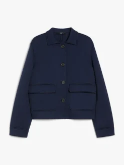 Technical jersey blazer