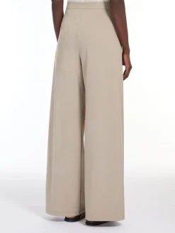 Technical jersey fluid trousers