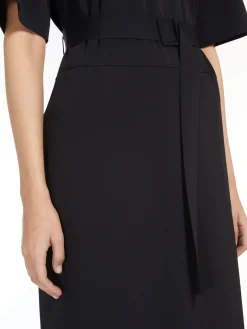 Technical jersey T-shirt dress