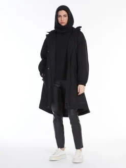 Technical-twill padded parka