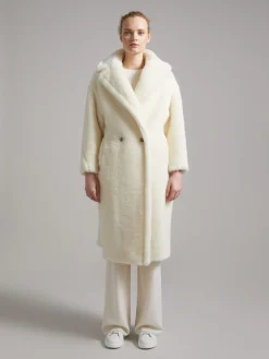 Teddy Bear Icon Coat in alpaca and wool