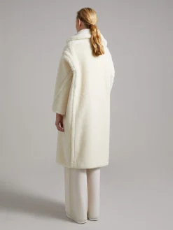 Teddy Bear Icon Coat in alpaca and wool