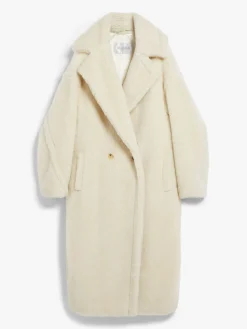 Teddy Bear Icon Coat in alpaca and wool