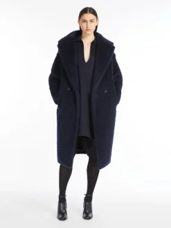 Teddy Bear Icon Coat in alpaca and wool