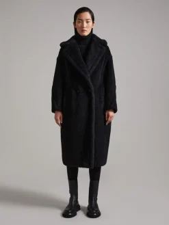 Teddy Bear Icon Coat in alpaca and wool