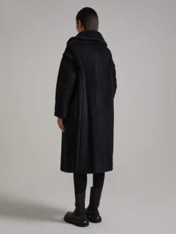 Teddy Bear Icon Coat in alpaca and wool