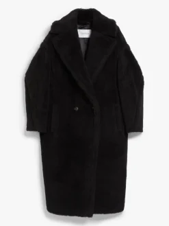 Teddy Bear Icon Coat in alpaca and wool