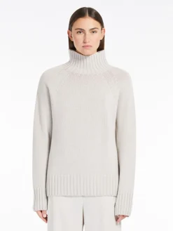 Turtleneck in wool and cashmere