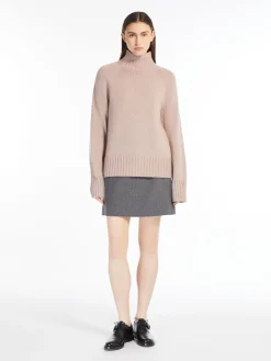 Turtleneck in wool and cashmere