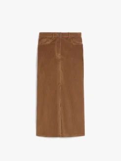 Velvet 5-pocket skirt