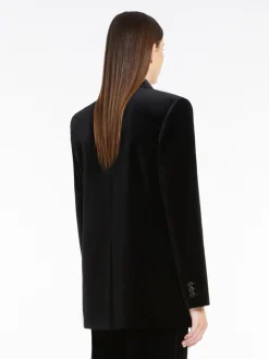 Velvet tuxedo blazer