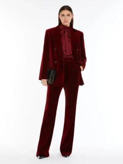 Velvet tuxedo blazer