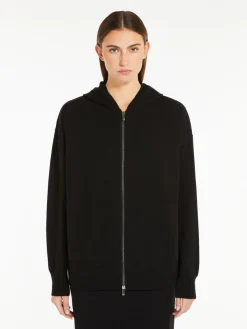 Viscose and wool yarn sweatshirt