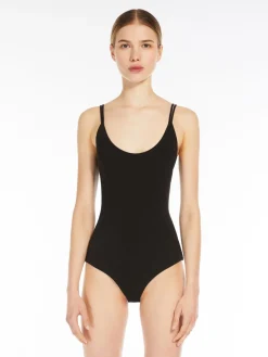 Viscose crêpe bodysuit