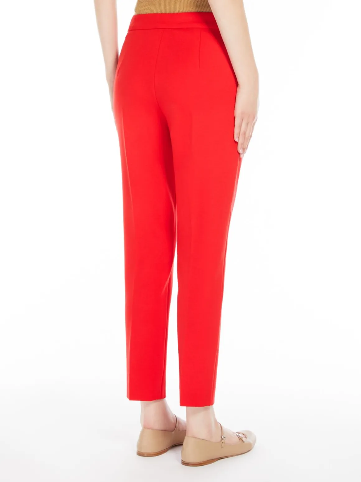 Viscose jersey trousers