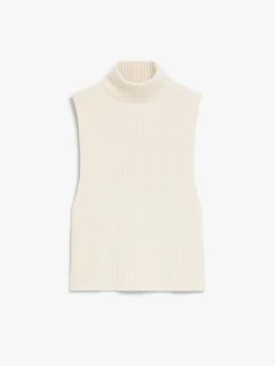 Waistcoat in cashmere-blend yarn