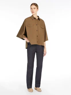 Washed cotton shirt