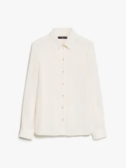 Washed crepe de chine shirt
