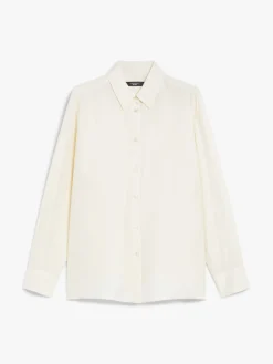 Washed silk shirt