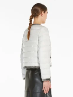 Water-repellent canvas crew-neck jacket