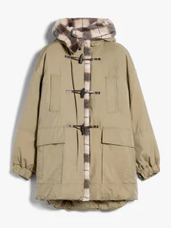 Water-resistant cotton parka