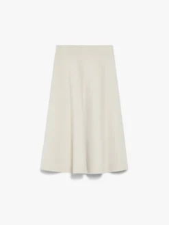 Wool A-line skirt