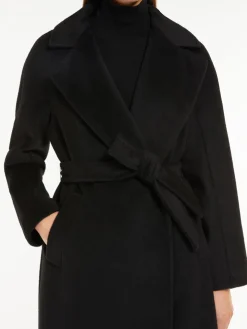 Wool and alpaca robe coat