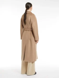 Wool and alpaca robe coat