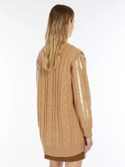 Wool and cashmere cardigan with sequins