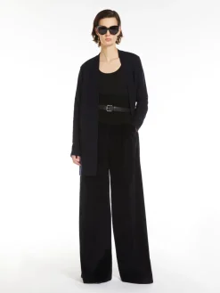 Wool and cashmere cardigan with sequins