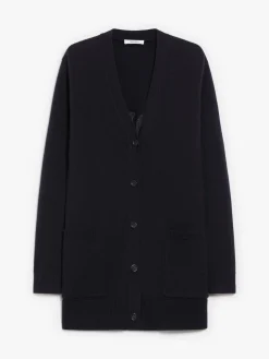 Wool and cashmere cardigan with sequins