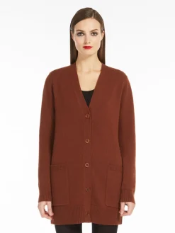 Wool and cashmere cardigan with sequins
