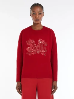 Wool and cashmere crew-neck jumper