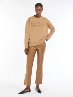 Wool and cashmere crew-neck sweater