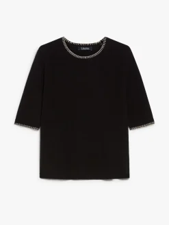 Wool and cashmere crew-neck jumper
