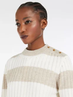 Wool and cashmere cropped jumper