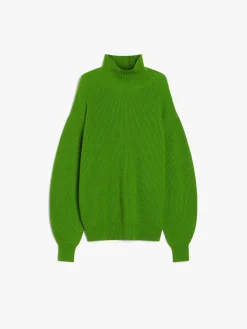 Wool and cashmere high-neck sweater