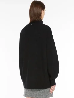Wool and cashmere high-neck sweater