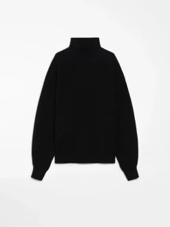 Wool and cashmere high-neck sweater