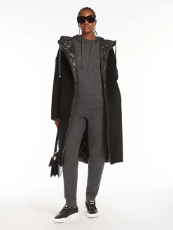 Wool and cashmere knit sweatshirt