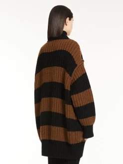 Wool and cashmere oversized cardigan